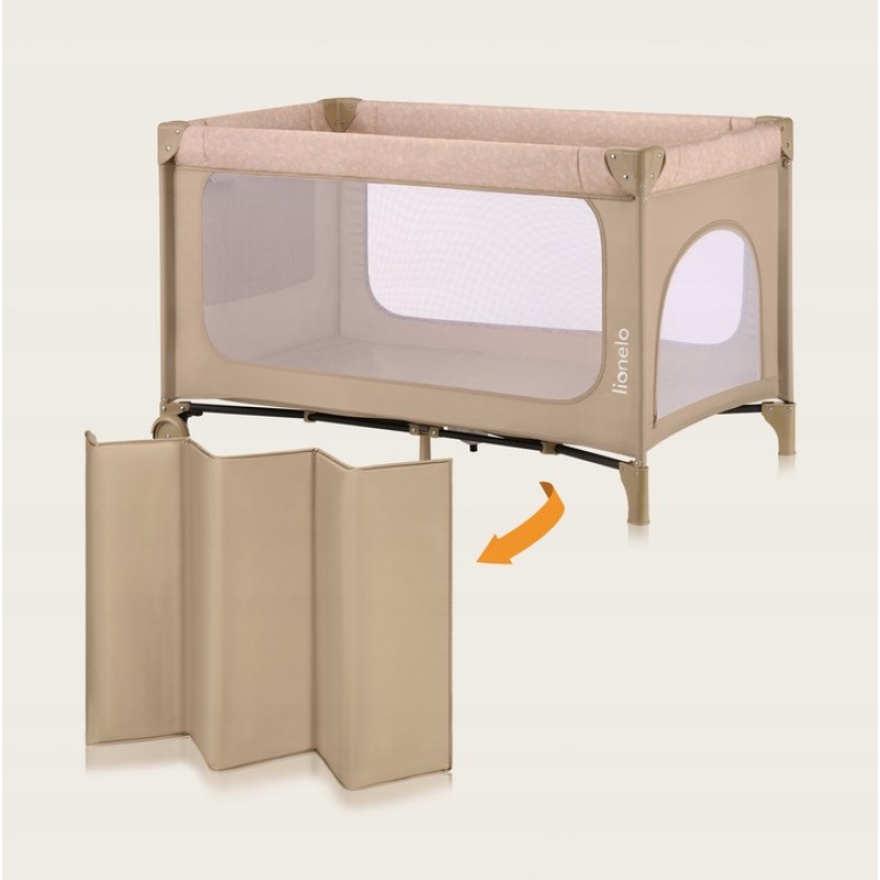 Lionelo Yasmin Easy Fold Παρκοκρέβατο Beige Sand