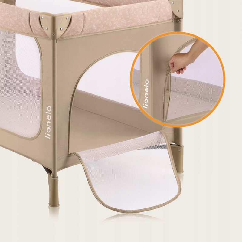 Lionelo Yasmin Easy Fold Παρκοκρέβατο Beige Sand