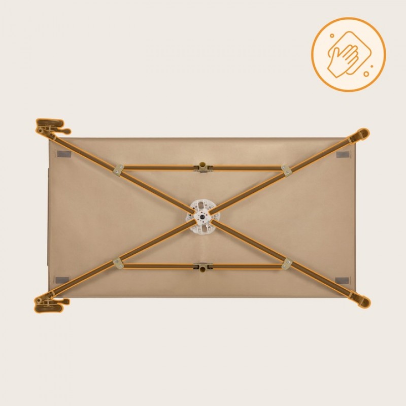 Lionelo Yasmin Easy Fold Παρκοκρέβατο Beige Sand