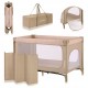 Lionelo Yasmin Easy Fold Παρκοκρέβατο Beige Sand