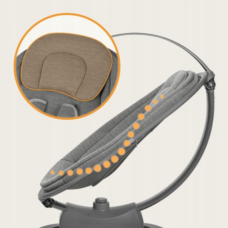 Lionelo Blossom Διαδραστικό Ηλεκτρικό Ρηλάξ Gray Concrete