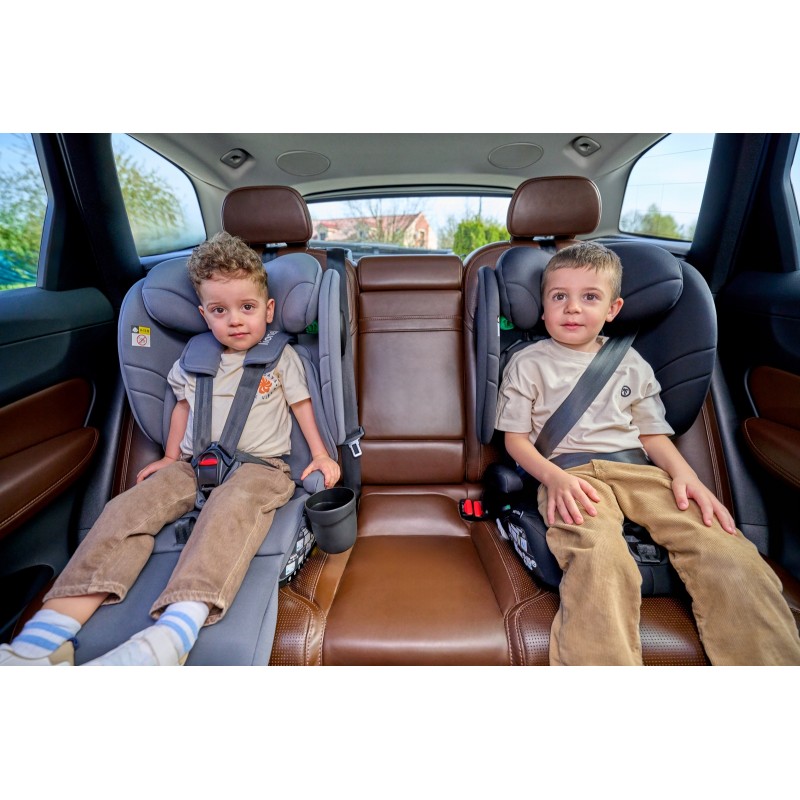 Lionelo Nelly i-Size isofix κάθισμα αυτοκινήτου 76-150cm/9-36kg Black Carbon