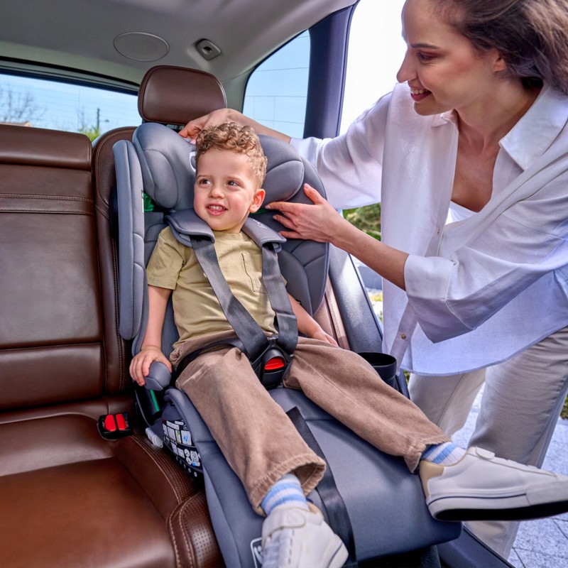 Lionelo Nelly i-Size isofix κάθισμα αυτοκινήτου 76-150cm/9-36kg Black Carbon