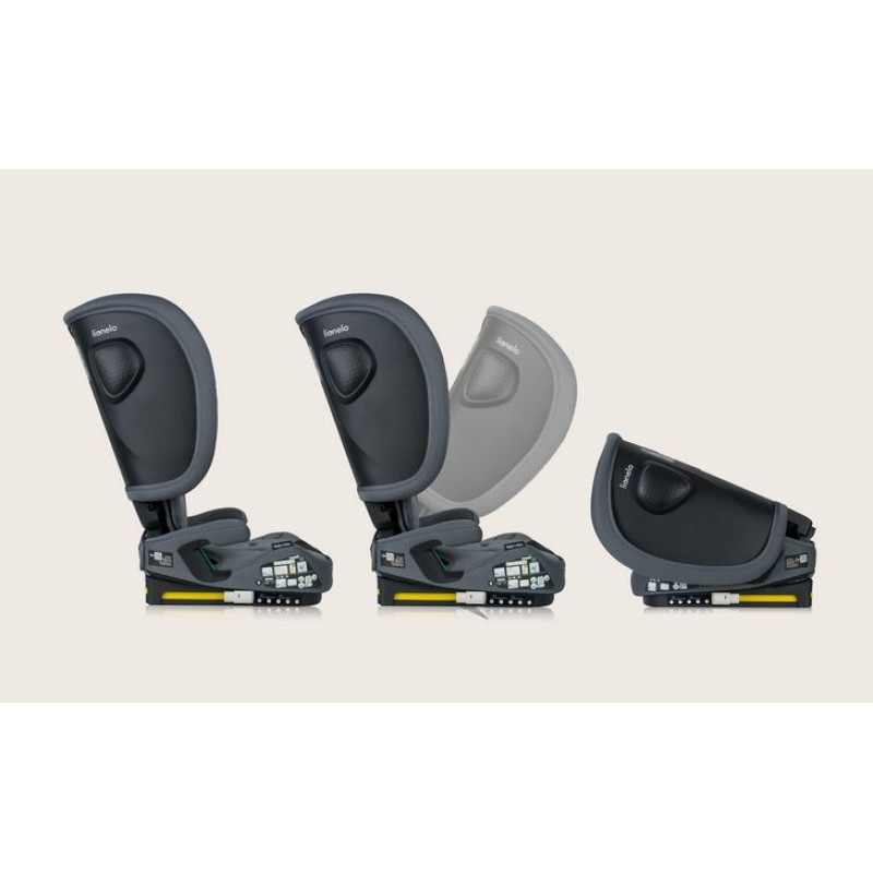 Lionelo Nelly i-Size isofix κάθισμα αυτοκινήτου 76-150cm/9-36kg Black Carbon