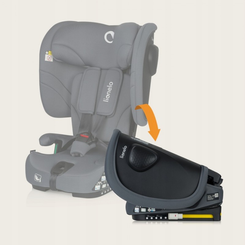Lionelo Nelly i-Size isofix κάθισμα αυτοκινήτου 76-150cm/9-36kg Black Carbon