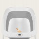 Lionelo BabyBubble πτυσσόμενο μπανάκι μωρού με γλύστρα + θερμόμετρο Gray Dove