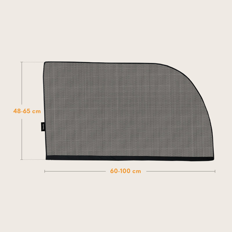 Lionelo Sunblocker Ηλιοπροστασία Αυτοκινήτου Black