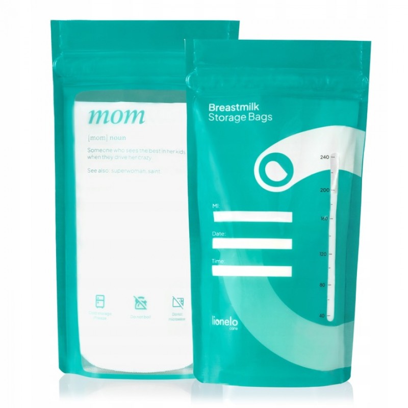 Lionelo Milky Σακουλάκια Αποθήκευσης Μητρικού Γάλακτος 240ml