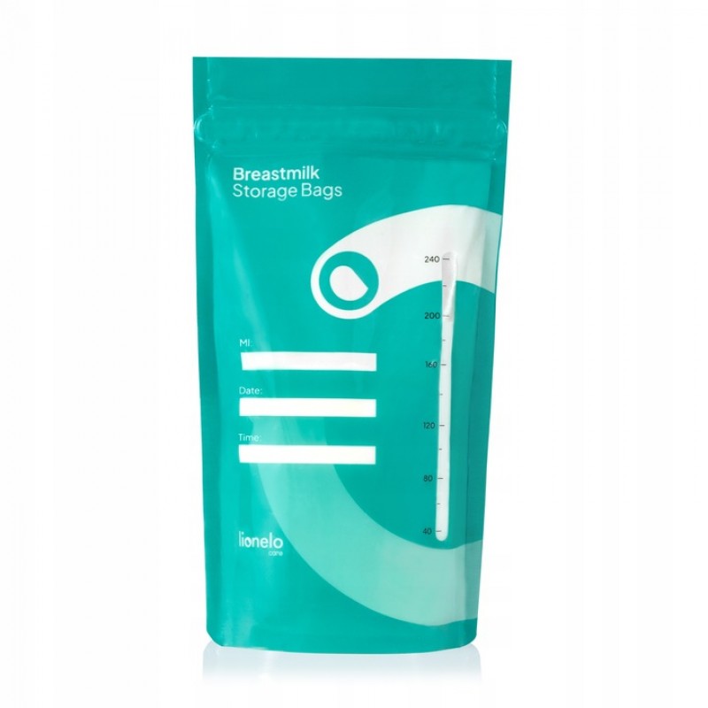 Lionelo Milky Σακουλάκια Αποθήκευσης Μητρικού Γάλακτος 240ml