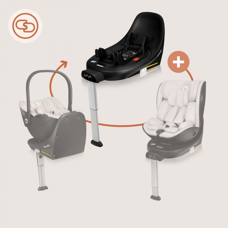 Lionelo Moxie i-Size κάθισμα αυτοκινήτου 40-87cm Black Carbon