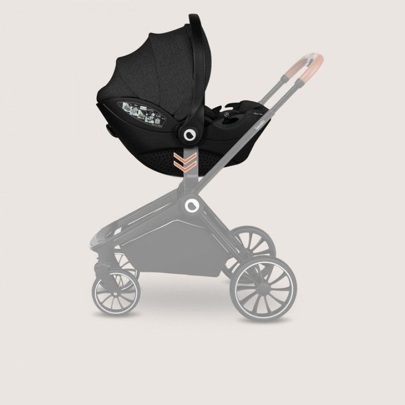 Lionelo Moxie i-Size κάθισμα αυτοκινήτου 40-87cm Black Carbon