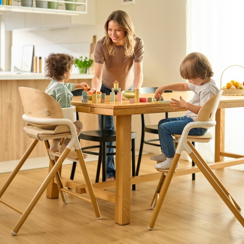 Lionelo Celia Καρεκλάκι φαγητού 3 σε 1 Gray Wood