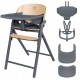 Lionelo Celia Καρεκλάκι φαγητού 3 σε 1 Gray Wood