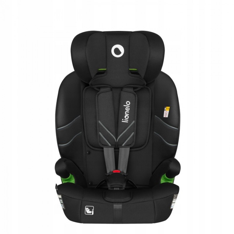 Lionelo Levi Fix i-size Κάθισμα Αυτοκινήτου 76cm-150cm Black Carbon