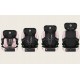 Lionelo Levi Fix i-size Κάθισμα Αυτοκινήτου 76cm-150cm Pink Baby