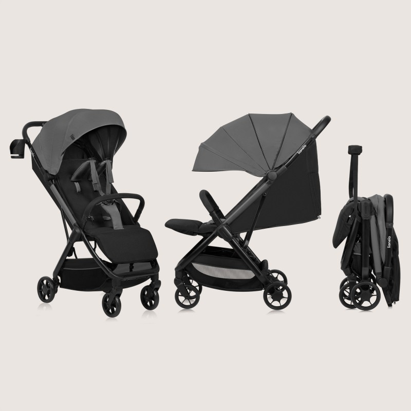 Lionelo Julie Air Καρότσι Ταξιδίου έως 22kg Gray Stone