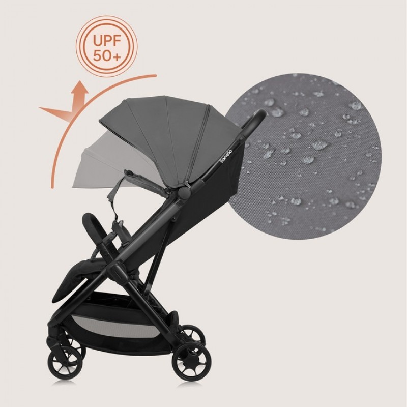 Lionelo Julie Air Καρότσι Ταξιδίου έως 22kg Gray Stone