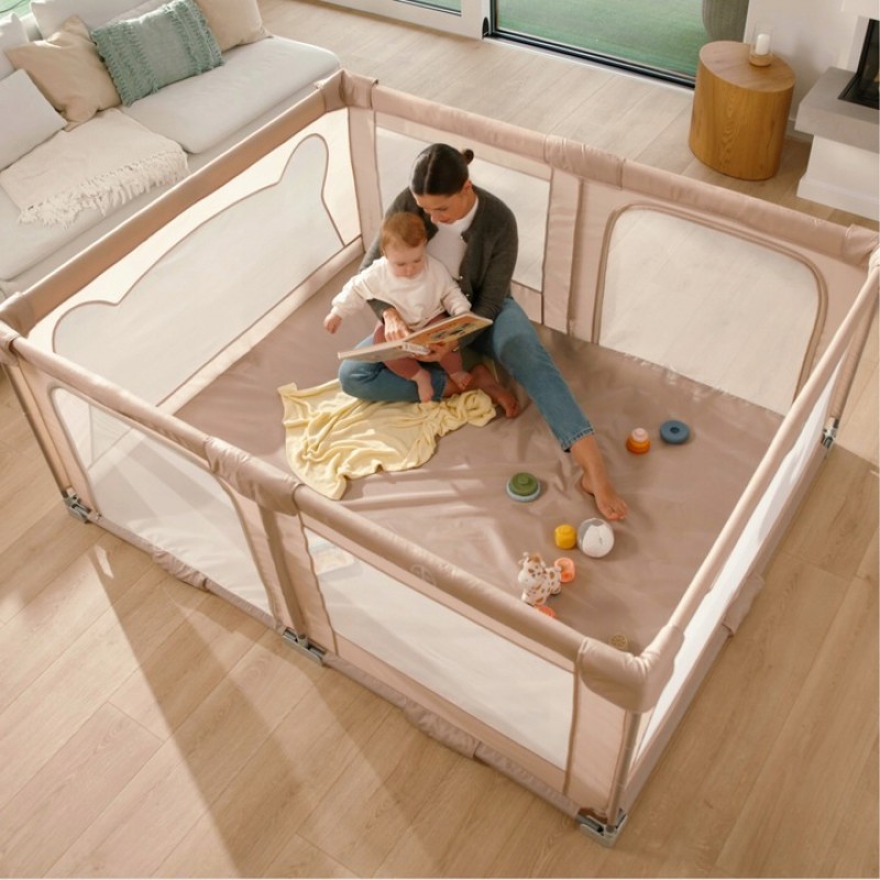 Lionelo Florence Easy Fold Πάρκο 150X180cm Beige Sand