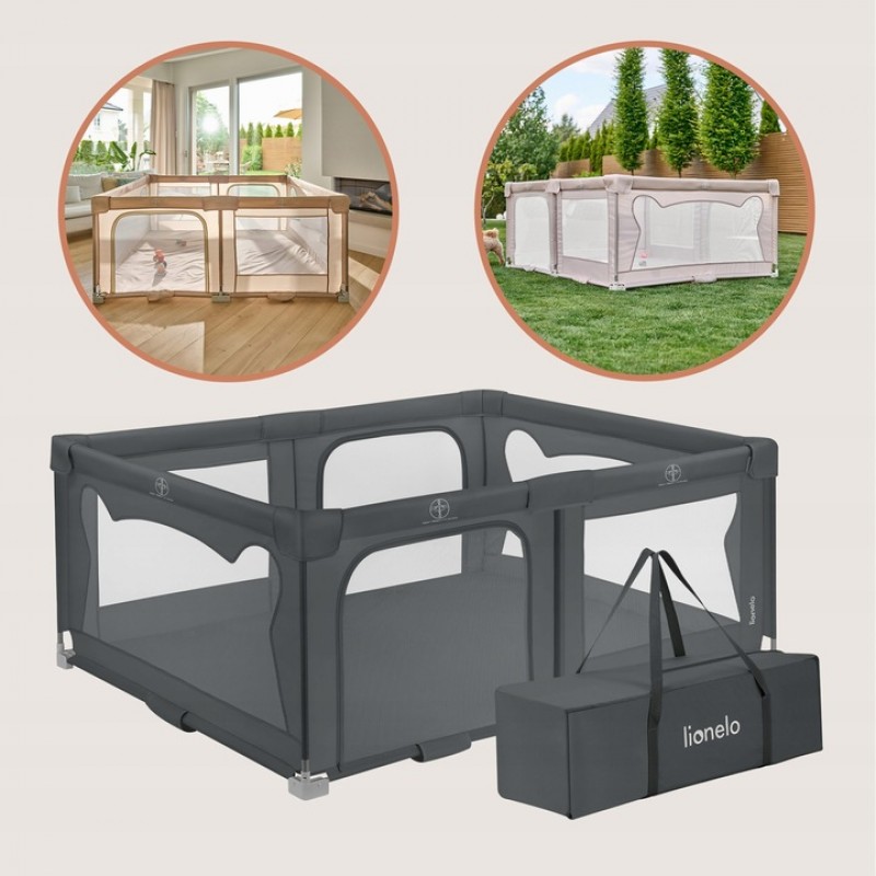 Lionelo Florence Easy Fold Πάρκο 150X180cm Beige Sand