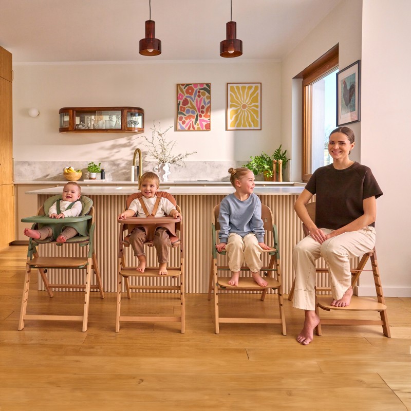 Lionelo Megan Καρεκλάκι Φαγητού 3 σε 1 Green Wood