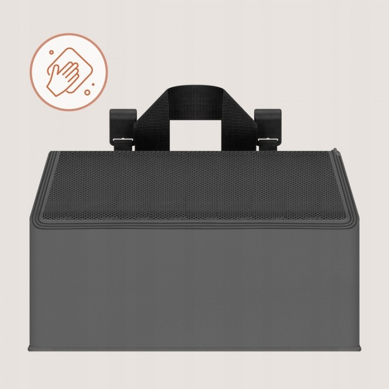 Lionelo Sidepocket Medium Κρεμαστός Οργανωτής για κούνια/παρκοκρέβατο Gray