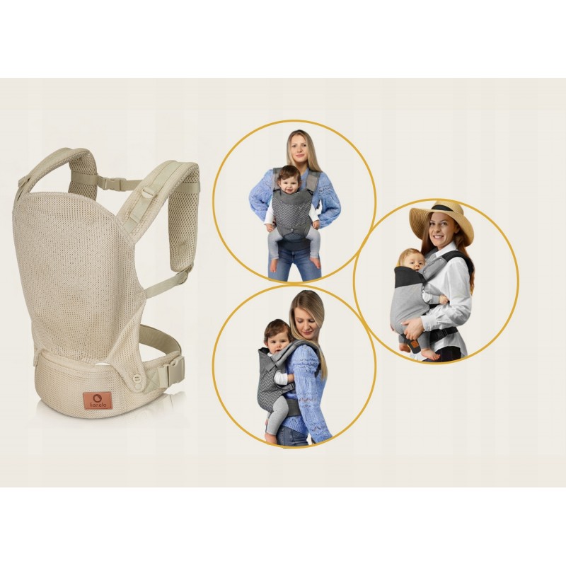 Lionelo Margareet Air Εργονομικός Μάρσιπος Έως 20Kg Beige