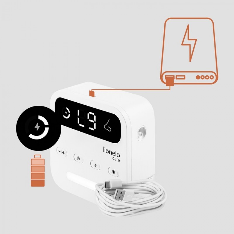 Lionelo BabyAir Flow Ηλεκτρικός Ρινικός Αποφρακτήρας με Φωτάκι