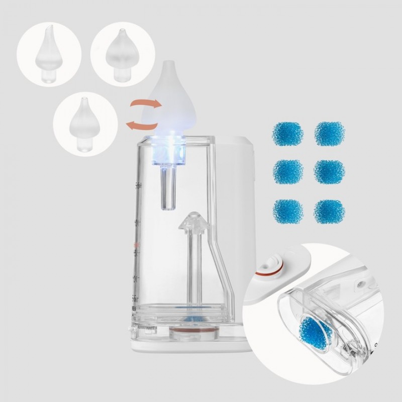 Lionelo BabyAir Flow Ηλεκτρικός Ρινικός Αποφρακτήρας με Φωτάκι