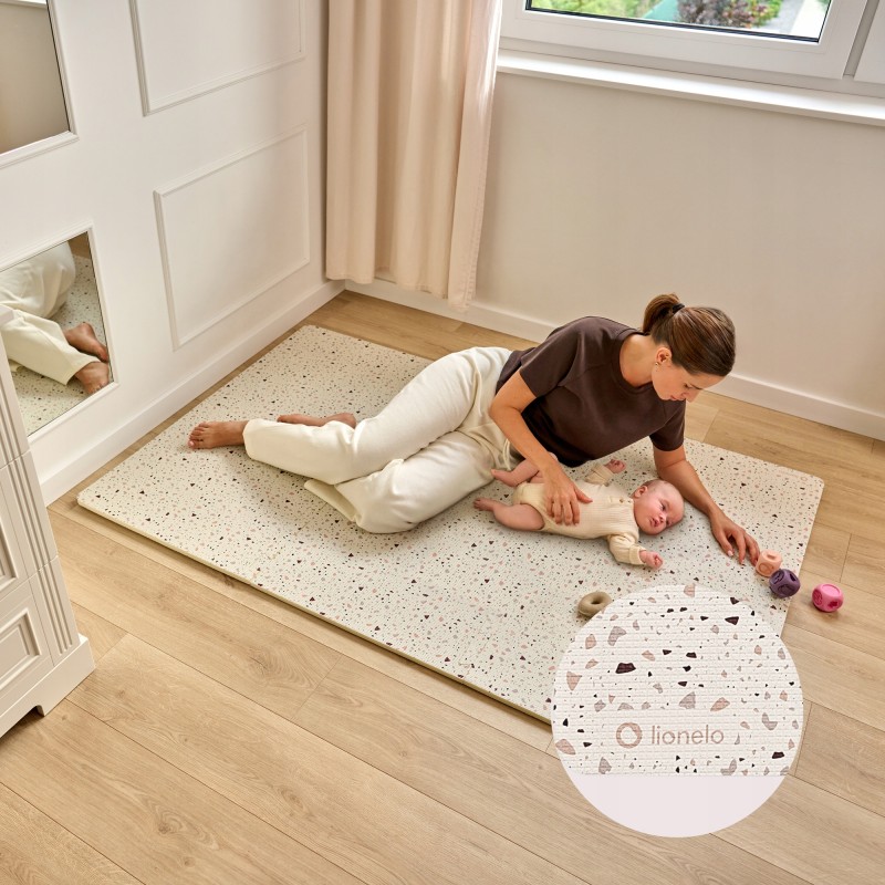 Lionelo Yoka Εκπαιδευτικό Χαλάκι Αφρού – 116 cm Μπεζ