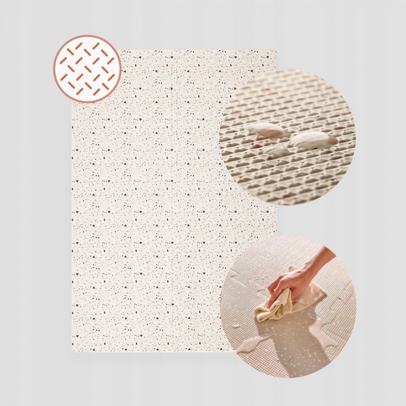 Lionelo Yoka Εκπαιδευτικό Χαλάκι Αφρού – 116 cm Μπεζ