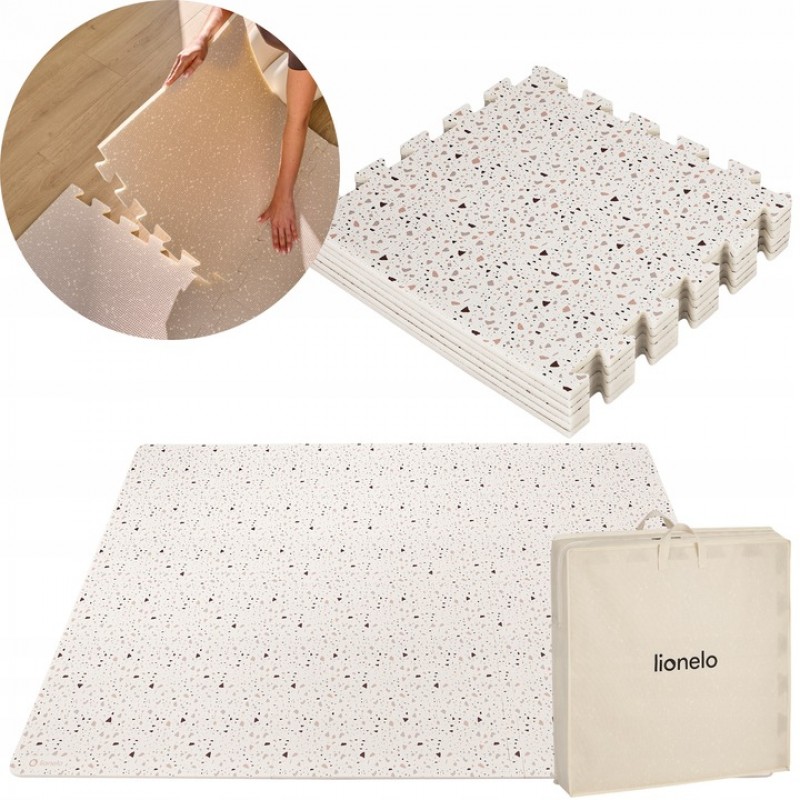 Lionelo Yoka Εκπαιδευτικό Χαλάκι Αφρού – 116 cm Μπεζ