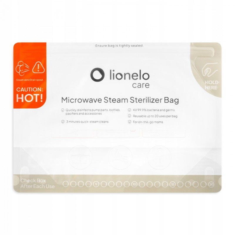 Lionelo Thermbag Σακουλάκια Αποστείρωσης για Μικροκύματα – 16 τεμάχια