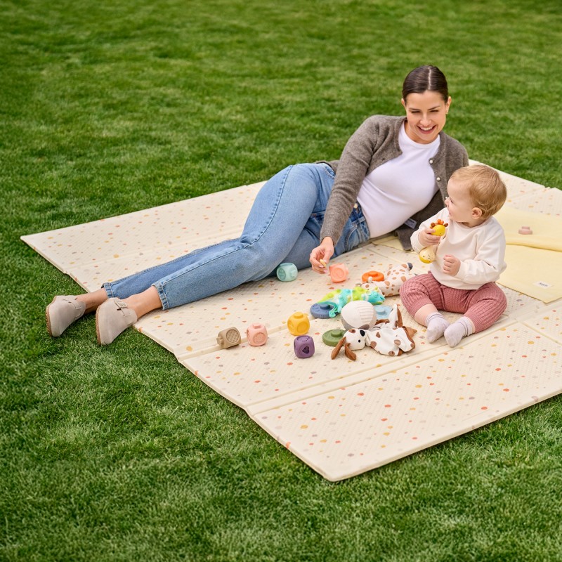 Lionelo Zora Εκπαιδευτικό Χαλάκι Πτυσσόμενο 180Χ201cm Μπεζ