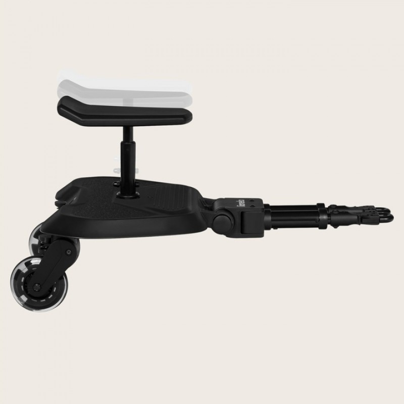 Lionelo Buggy Board Σκαλάκι Καροτσιού Με Κάθισμα Black Onyx