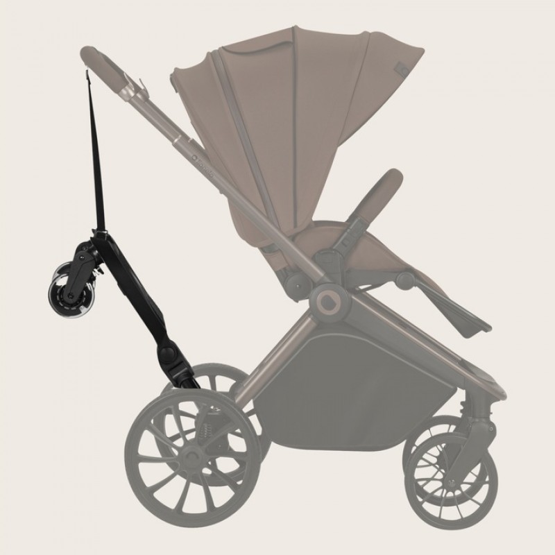 Lionelo Buggy Board Σκαλάκι Καροτσιού Με Κάθισμα Black Onyx
