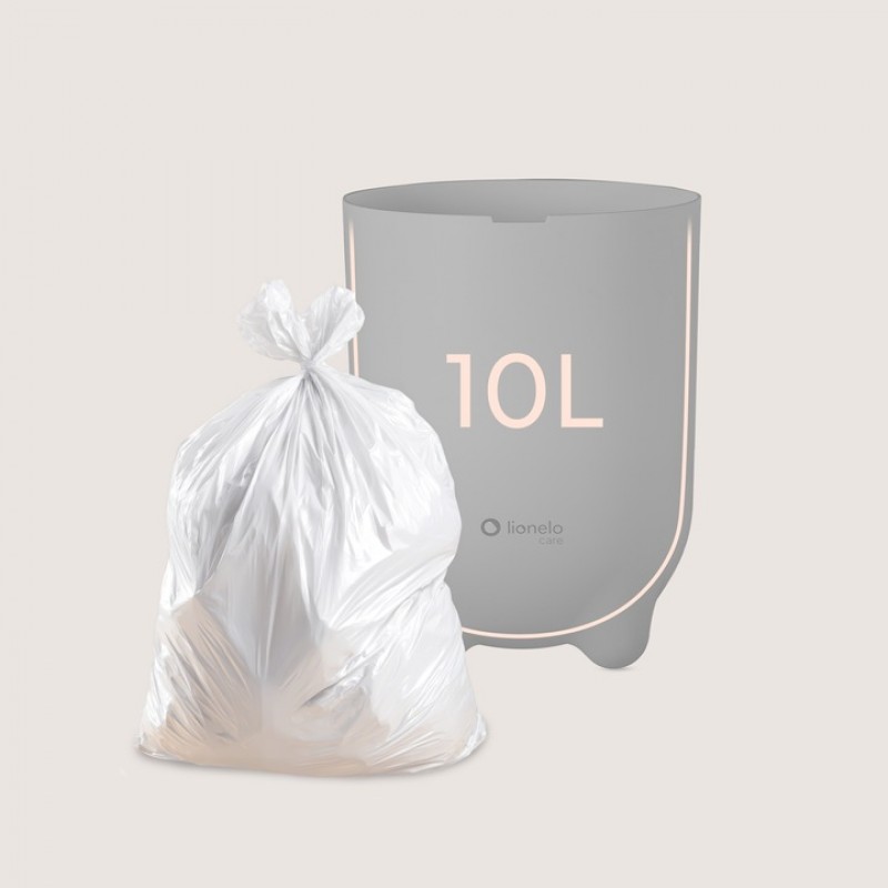 Lionelo Purebin Κάδος για Πάνες Αεροστεγής & Άοσμος Gray