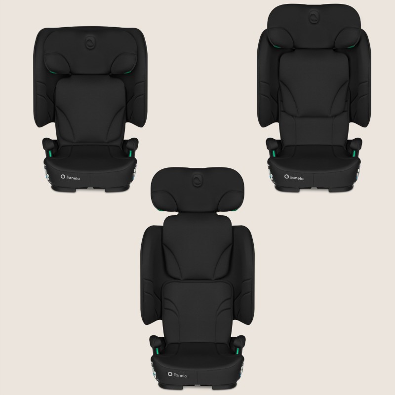 Lionelo Orin i-Size isofix Κάθισμα Αυτοκινήτου 100-150 cm Black Carbon