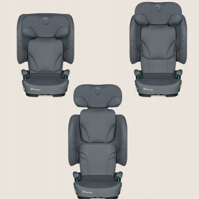 Lionelo Orin i-Size isofix Κάθισμα Αυτοκινήτου 100-150 cm Gray Graphite