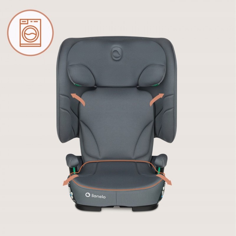 Lionelo Orin i-Size isofix Κάθισμα Αυτοκινήτου 100-150 cm Gray Graphite