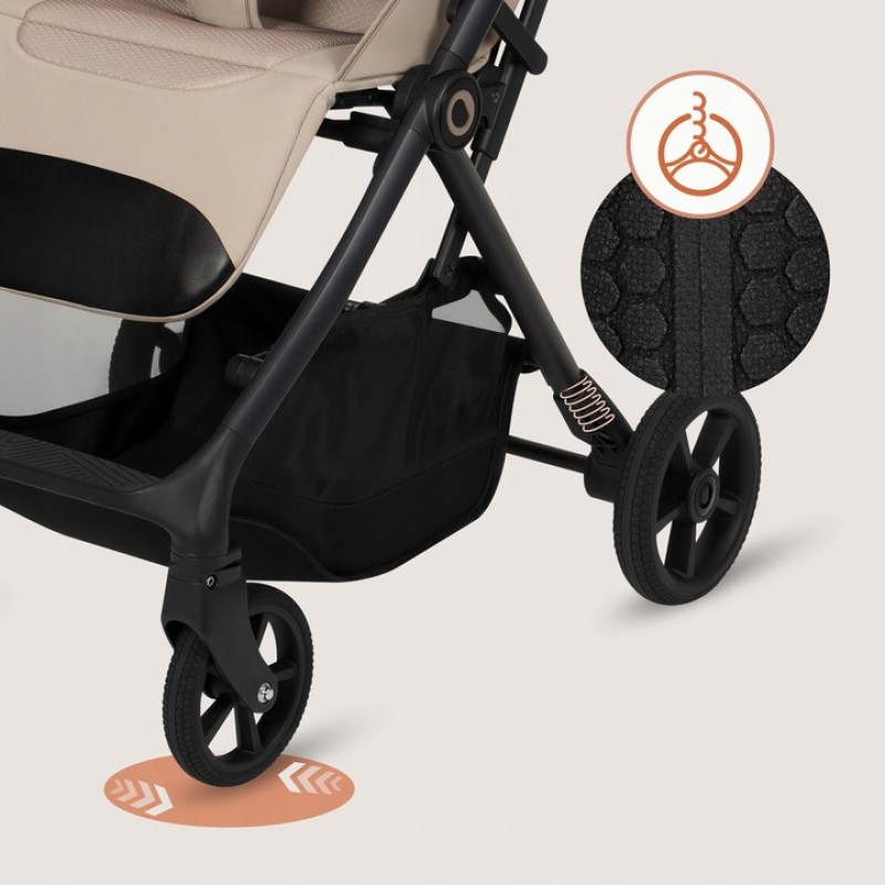 Lionelo Tansi Καρότσι Ταξιδίου έως 22kg  Beige Sand