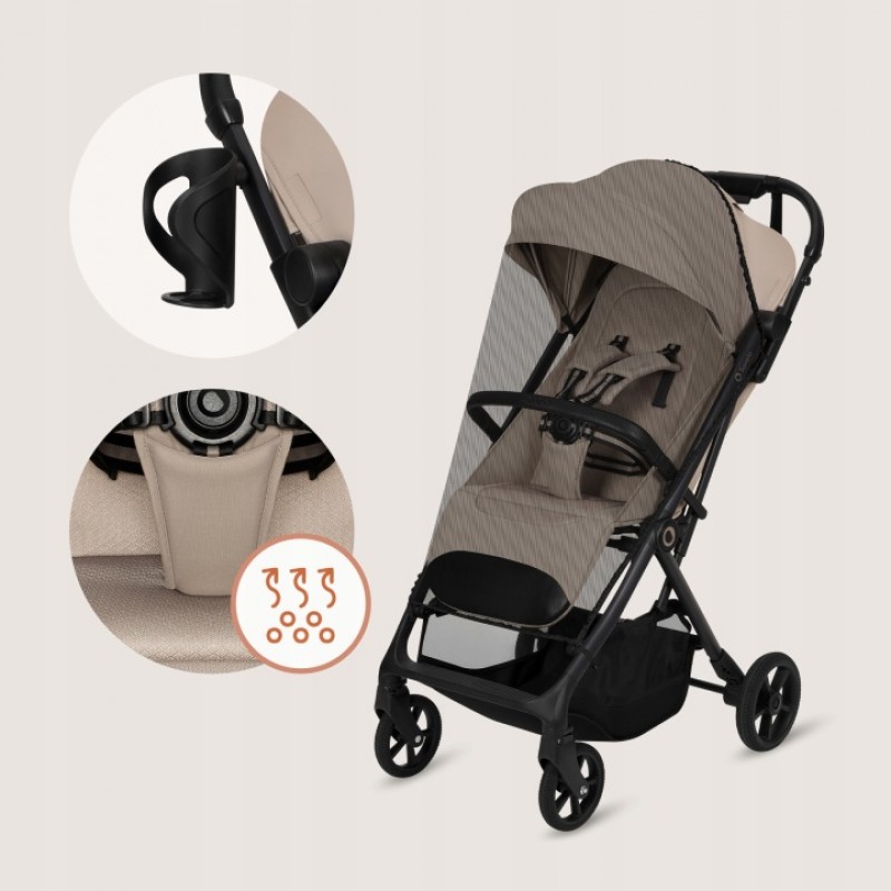 Lionelo Tansi Καρότσι Ταξιδίου έως 22kg  Beige Sand
