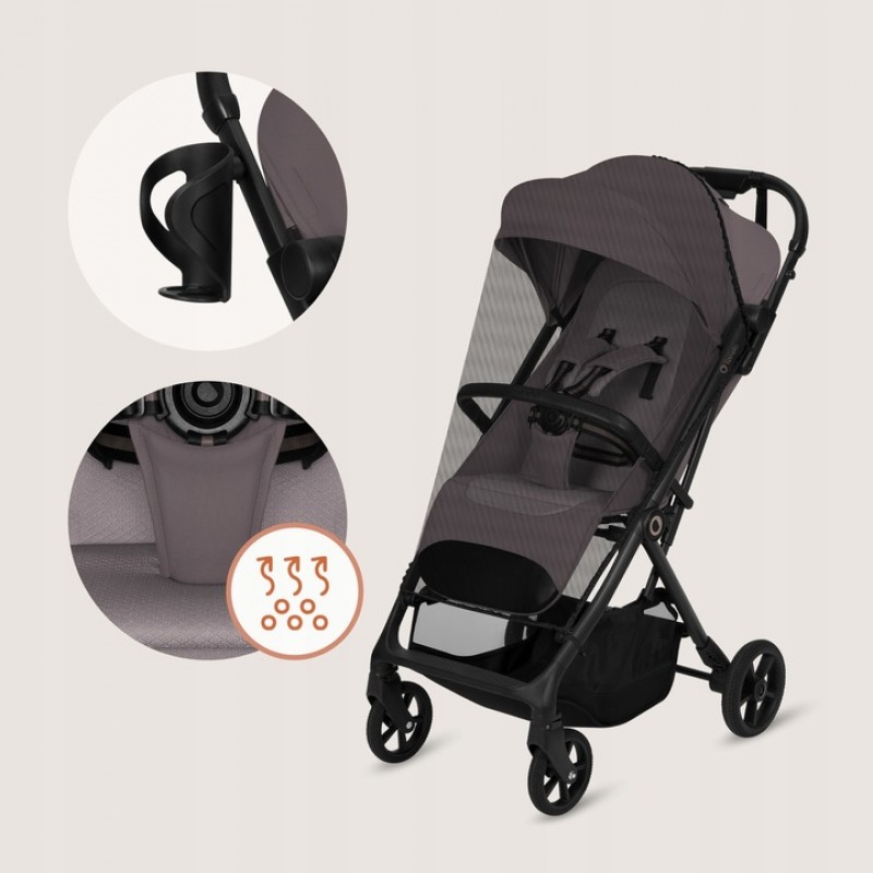 Lionelo Tansi Καρότσι Ταξιδίου έως 22kg  Beige Taupe