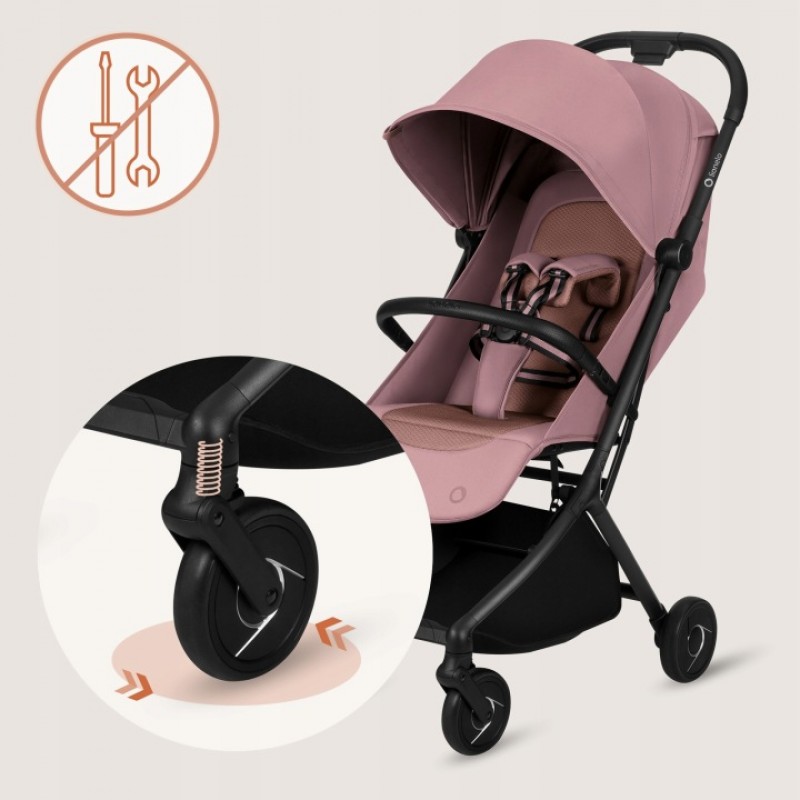 Lionelo Sia Καρότσι Ταξιδίου έως 22kg Pink Rose