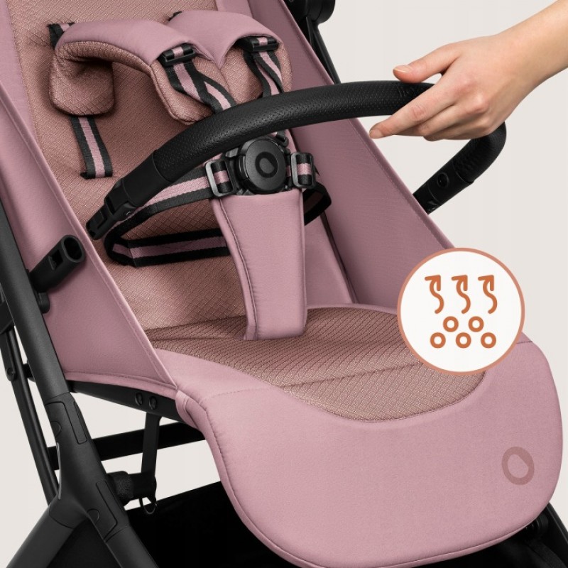 Lionelo Sia Καρότσι Ταξιδίου έως 22kg Pink Rose