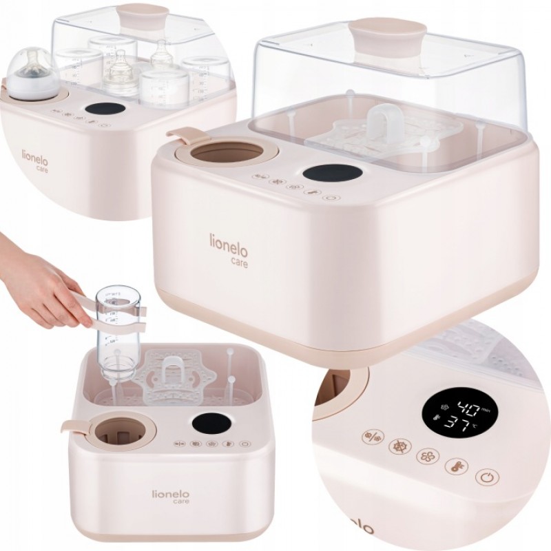 Lionelo Steamup Αποστειρωτής & Στεγνωτήρας & Θερμαντήρας 3 σε 1 Beige