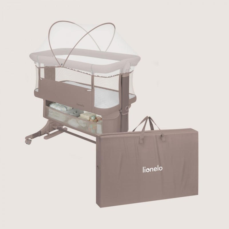 Lionelo Jodie Λίκνο Συγκοίμησης Beige Taupe