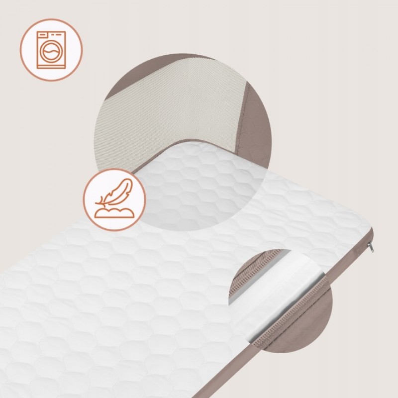 Lionelo Jodie Λίκνο Συγκοίμησης Beige Taupe