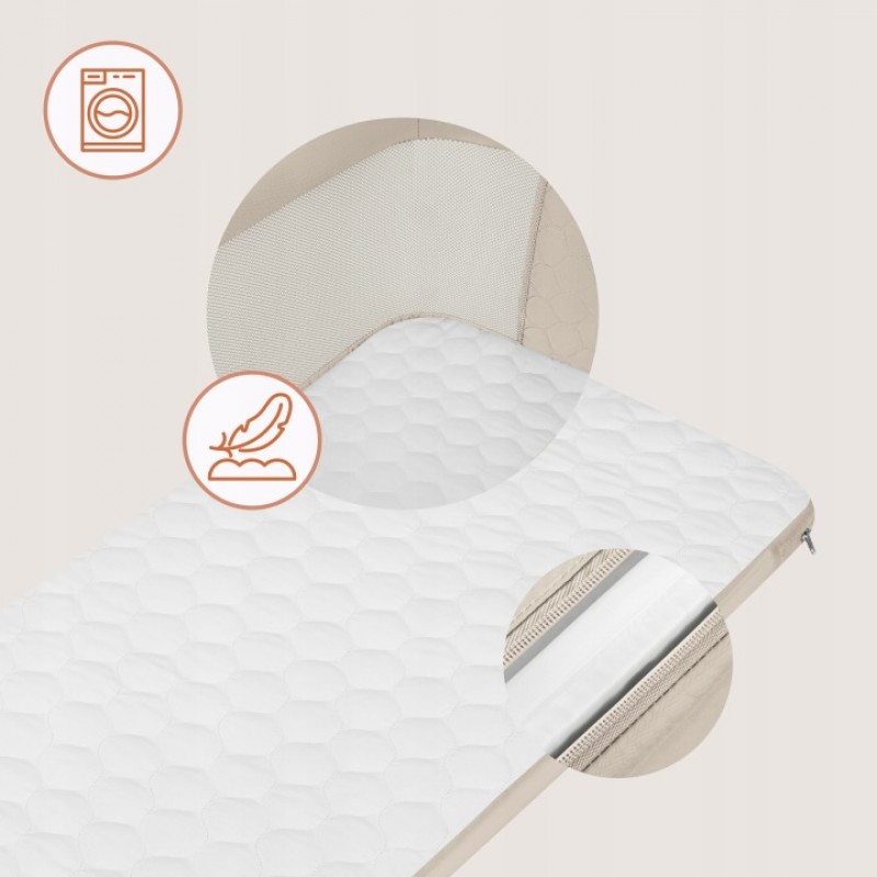 Lionelo Jodie Λίκνο Συγκοίμησης Beige Cream