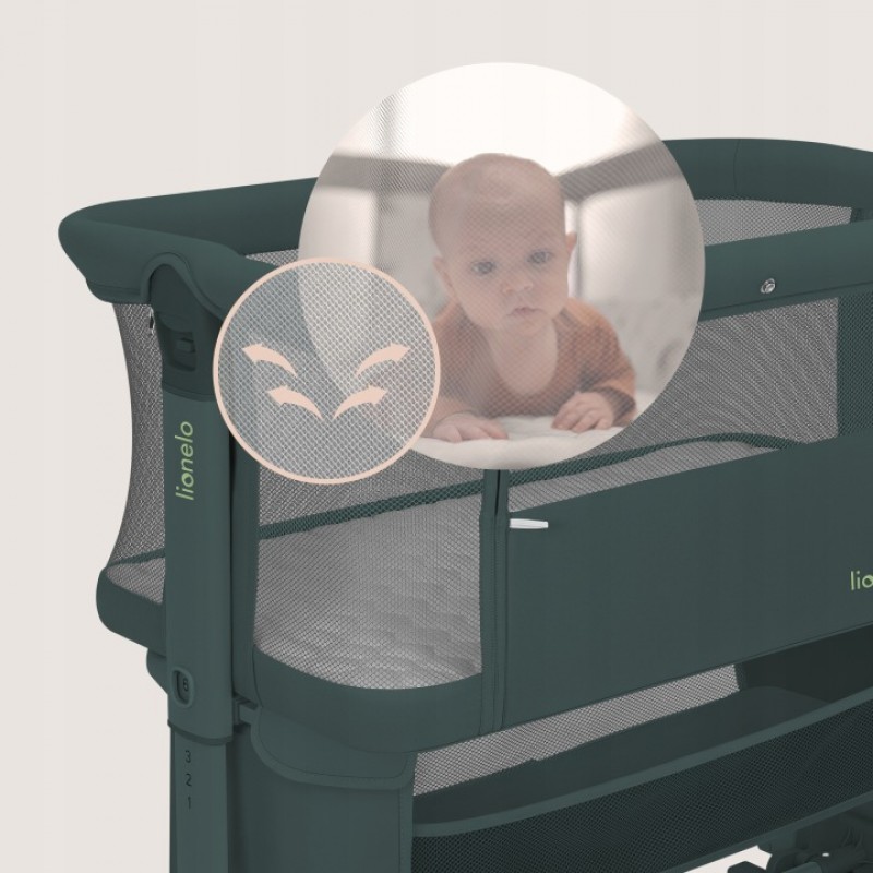 Lionelo Jodie Λίκνο Συγκοίμησης Green Graphite