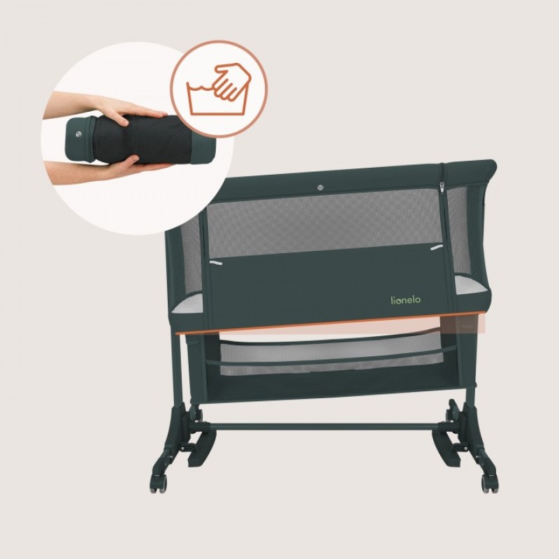 Lionelo Jodie Λίκνο Συγκοίμησης Green Graphite